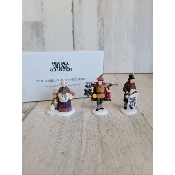 Dept 56 58289 Portobello Road Peddlers heritage village accessory xmas - Picture 1 of 8